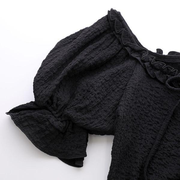 スナイデルホーム カットフリルセットアップ 上下セット パジャマ ルームウェア SNIDEL HOMEの画像