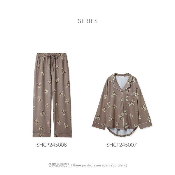 SNIDEL スナイデルホーム ベアプリントロングパンツ パジャマ SNIDEL スナイデルホーム ベアプリントロングパンツ パジャマ