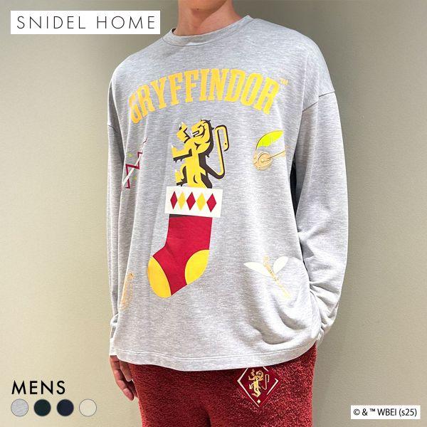 スナイデルホーム Mens Harry Potter モチーフロングTシャツ パジャマ ルームウェア メンズ SNIDEL HOME ハリー・ポッター | SNIDEL