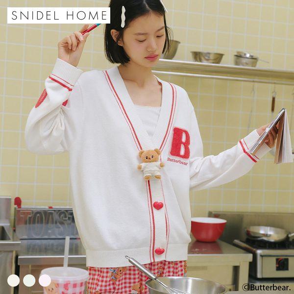 スナイデルホーム BUTTERBEAR ニットカーディガン パジャマ ルームウェア バターベア SNIDEL HOME | SNIDEL