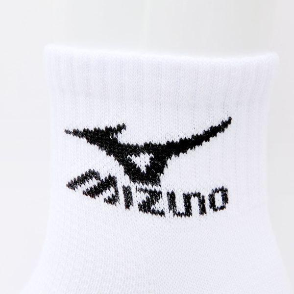 おしょ様。3個セット　チャコール・ホワイト・ホワイト新品　アウトレット MIZUNO ミズノ ソックス ショート丈 3足セット 破れにくい 白 甲