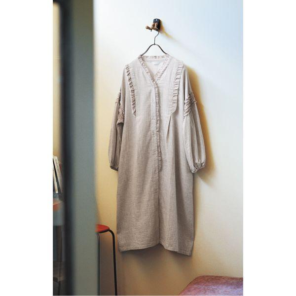 KID BLUE アイボリー 長袖ワンピース パジャマ セット KID BLUE アイボリー 長袖ワンピース パジャマ セット パジャマ | KID