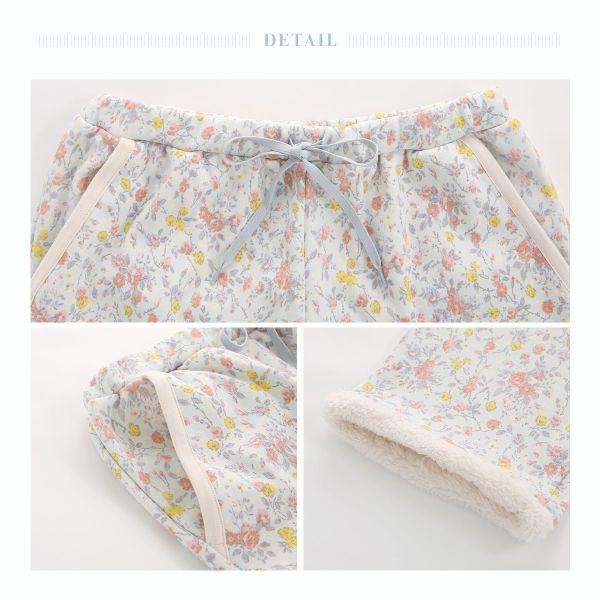 KID BLUE（キッドブルー） 裏シャギーガーニッシュフラワー パンツ