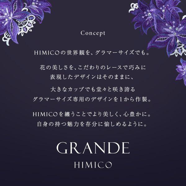 HIMICO GRANDE 002 ブラジャー 大きいサイズ GHI 65-85 Giglio Regina 単品 グラマーサイズ｜shirohato｜06