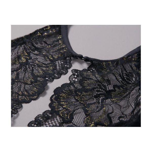 美品♡MARIA FULL SUIT ブラック MARUKO｜背中すっきり つつまれ美乳ブラ ヴィオレ柄 | Rakuten