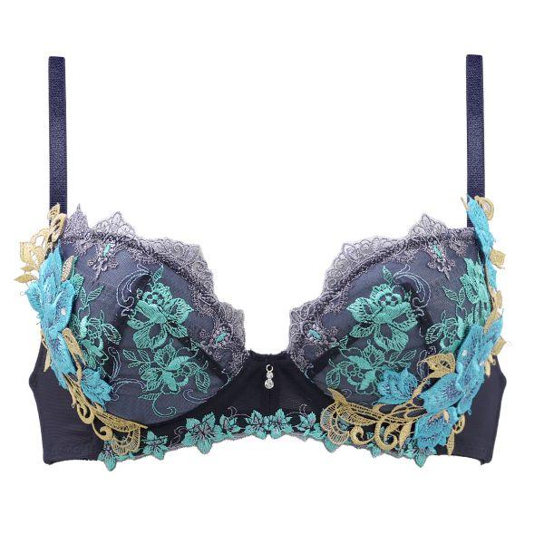 下着・アンダーウェア ricche himico ヒミコ 029シリーズ ブラジャー 大きいサイズ アンダー80