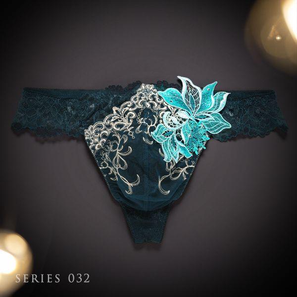 [新品未使用] メンズ HIMICO Tバッグ レース ミント Lサイズ タンガ himico ヒミコ 032シリーズ Tバック パンツ バックレース タンガ