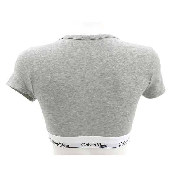 カルバン・クライン Calvin Klein MODERN COTTON LINE EXT T-SHIRT BRALETTE Tシャツブラレット アジアンフィット｜shirohato｜07