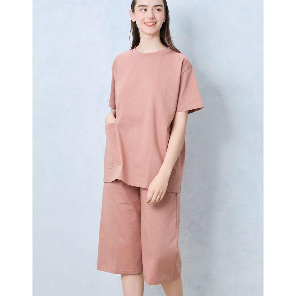 ウンナナクール 綿100％ シルケット天竺半袖パジャマ MADE WITH LIBERTY FABRIC ルームウェア パジャマ 上下セット une nana cool | une nana cool | 05