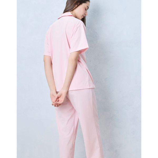 ウンナナクール 綿混 両染ジャージ 半袖 パジャマ MADE WITH LIBERTY FABRIC ルームウェア 上下セット レディース une nana cool | une nana cool | 09