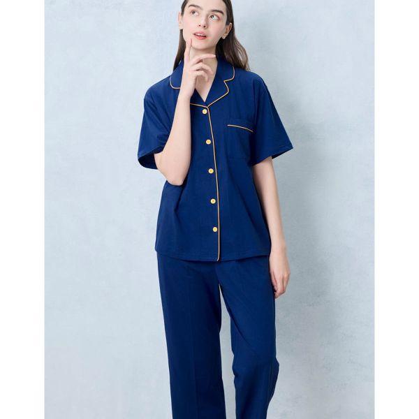 ウンナナクール 綿100％ 40ハイゲージ天竺半袖パジャマ MADE WITH LIBERTY FABRIC ルームウェア パジャマ 上下セット une nana cool | une nana cool | 08