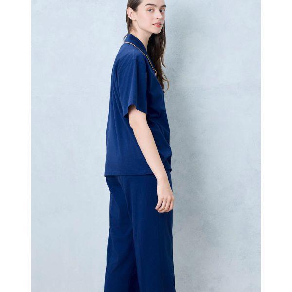 ウンナナクール 綿100％ 40ハイゲージ天竺半袖パジャマ MADE WITH LIBERTY FABRIC ルームウェア パジャマ 上下セット une nana cool | une nana cool | 09