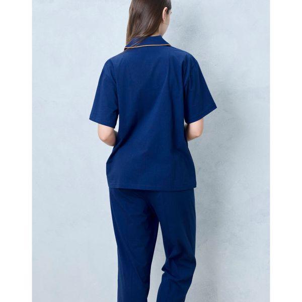 ウンナナクール 綿100％ 40ハイゲージ天竺半袖パジャマ MADE WITH LIBERTY FABRIC ルームウェア パジャマ 上下セット une nana cool | une nana cool | 10