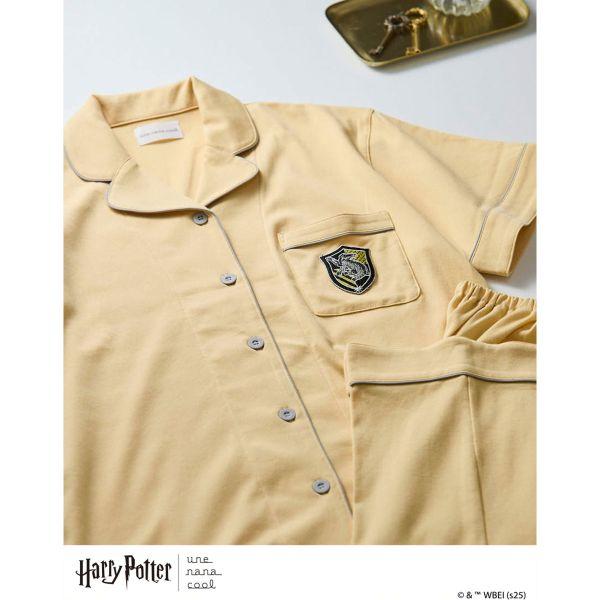 ハリー・ポッター × ウンナナクール Harry Potter 綿100％ 開襟半袖パジャマ ルームウェア パジャマ 上下セット une nana cool | une nana cool | 06