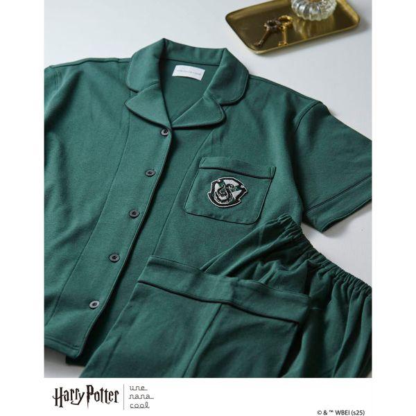 ハリー・ポッター × ウンナナクール Harry Potter 綿100％ 開襟半袖パジャマ ルームウェア パジャマ 上下セット une nana cool | une nana cool | 08