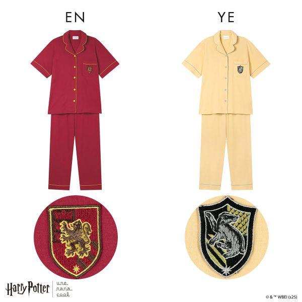 ハリー・ポッター × ウンナナクール Harry Potter 綿100％ 開襟半袖パジャマ ルームウェア パジャマ 上下セット une nana cool | une nana cool | 13