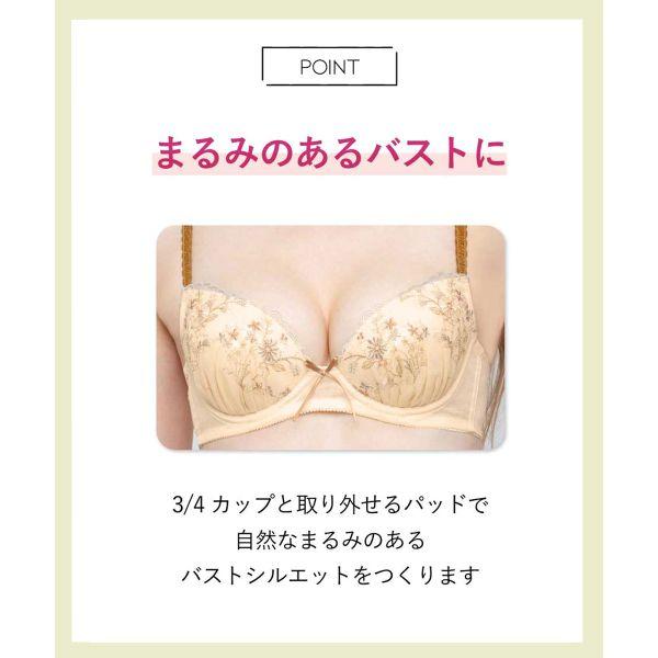 AMPHI(ワコール) アンフィ ブラ&ショーツセット まる胸メイク AMPHI(ワコール) アンフィ ブラ&ショーツセット まる胸メイク