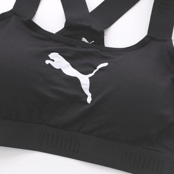 PUMA プーマ キャットロゴ ハーフトップ レディース ブラジャー PUMA プーマ キャットロゴ ハーフトップ レディース ブラジャー