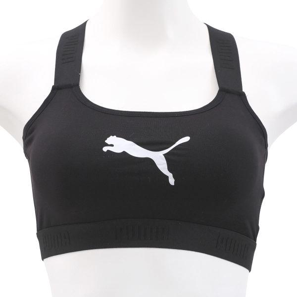 PUMA プーマ キャットロゴ ハーフトップ レディース ブラジャー PUMA プーマ キャットロゴ ハーフトップ レディース ブラジャー