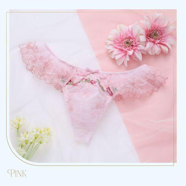 himico フェミニンメンズTバック M L フリルショーツ メンズ 総レース
