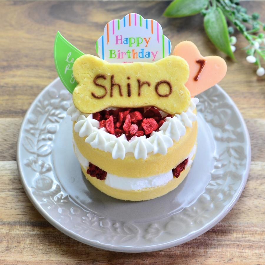 犬用 ケーキ 米粉のいちごケーキ 冷凍品 お名前 年齢入り A しろいぬカフェ ヤフーショップ 通販 Yahoo ショッピング