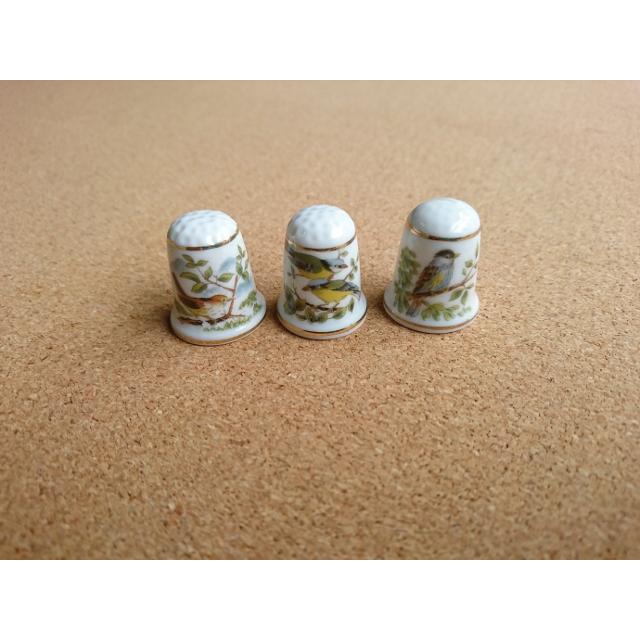 指ぬき 指貫 鳥(2) コレクション アンティーク : 白い食器とインテリア