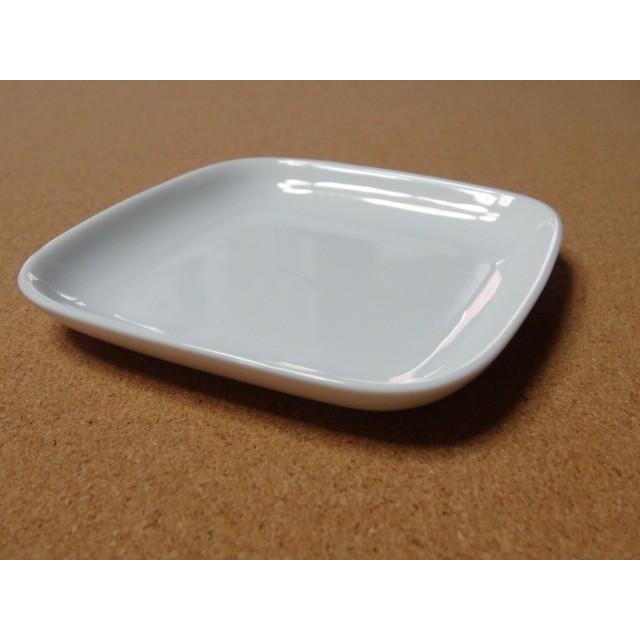003スクエアプレート12cm スクエアプレート 四角皿 白 白磁 業務用