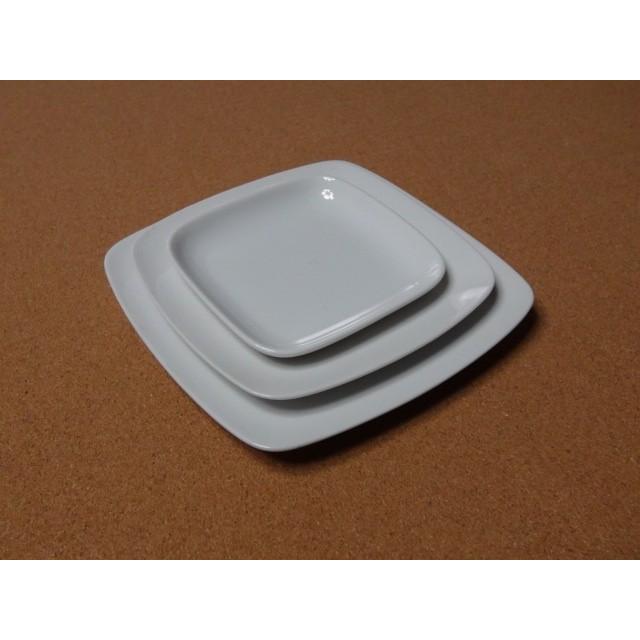 003スクエアプレート12cm スクエアプレート 四角皿 白 白磁 業務用