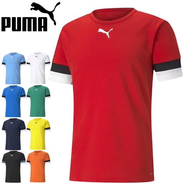 メール便 プーマ TEAMRISE ゲームシャツ 半袖 705141 PUMA メンズ スポーツウェア Tシャツ サッカー フットサル