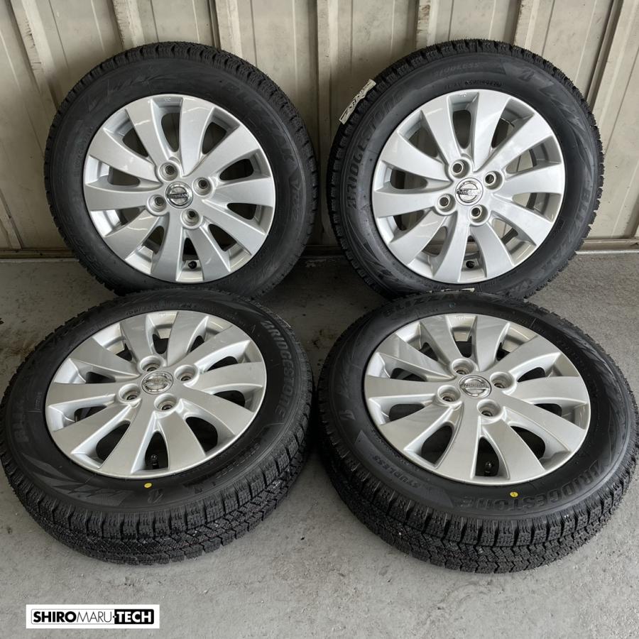 新品タイヤ 155/65R14 75Q BRIDGESTONE BLIZZAK VRX2 中古ホイール  