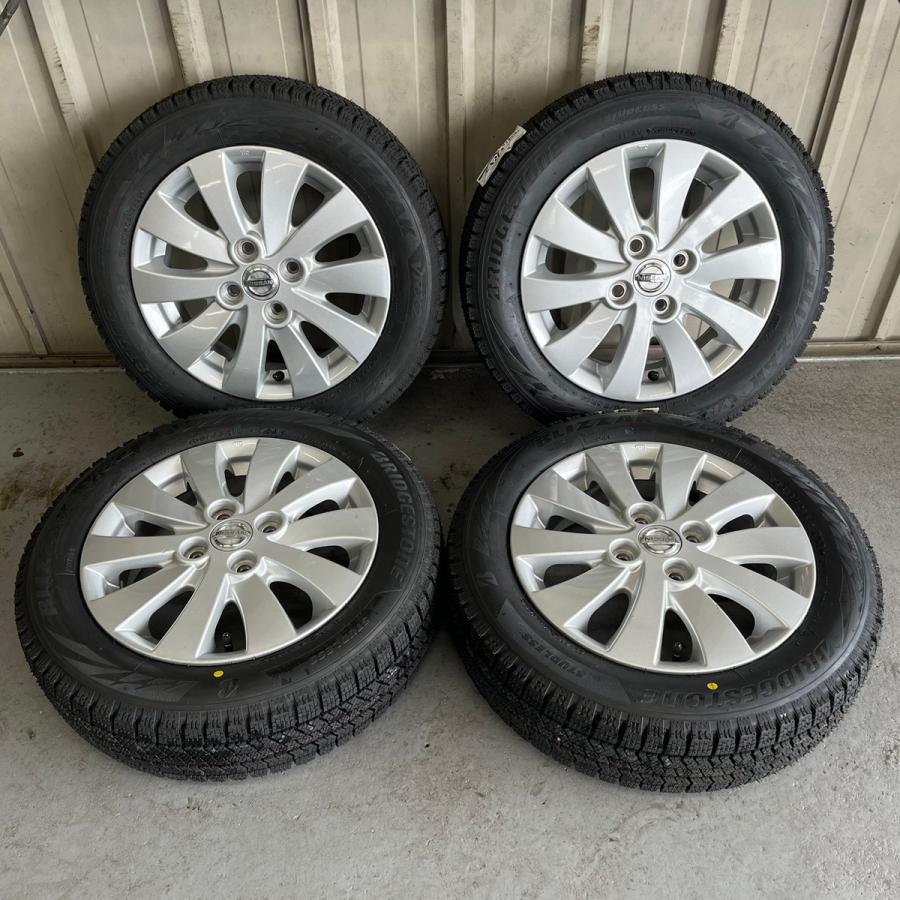 新品タイヤ 155/65R14 75Q BRIDGESTONE BLIZZAK VRX2 中古ホイール 
