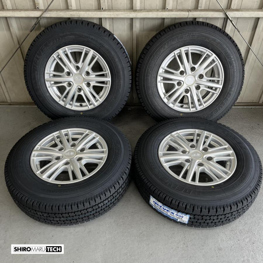 新品タイヤ 195/80R15 107/105N TOYO DELVEX 935 中古ホイール 