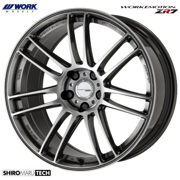 WORK エモーション ZR7 18インチ 9.5J +38 5/100 GGM ホイール ワーク