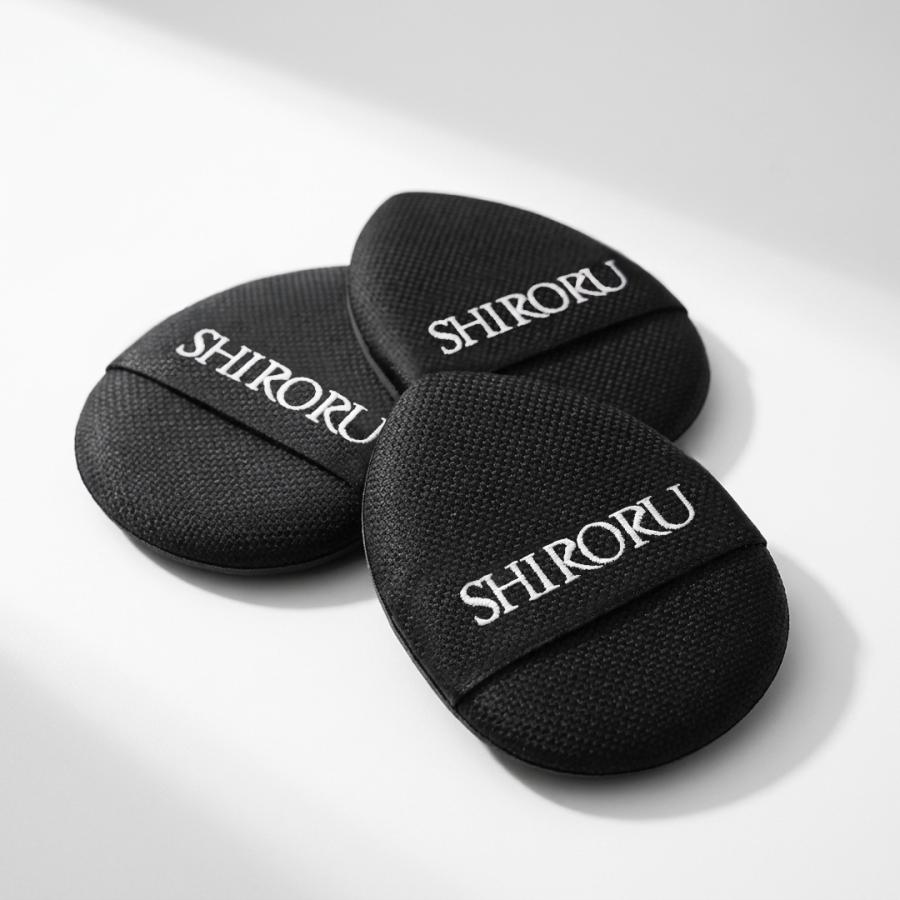 SHIRORU（シロル）公式 スポットパフ 2個入り クッションパフ メイク パフ コンシーラー ブラック スポンジ メイクブラシ スポンジパフ 化粧 グッズ クッション | SHIRORU | 04