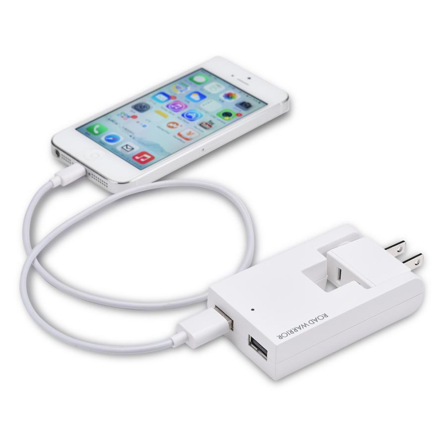 USBタップ 延長コード 1m 電源タップ usb付き 雷ガード USB充電ポート付電源