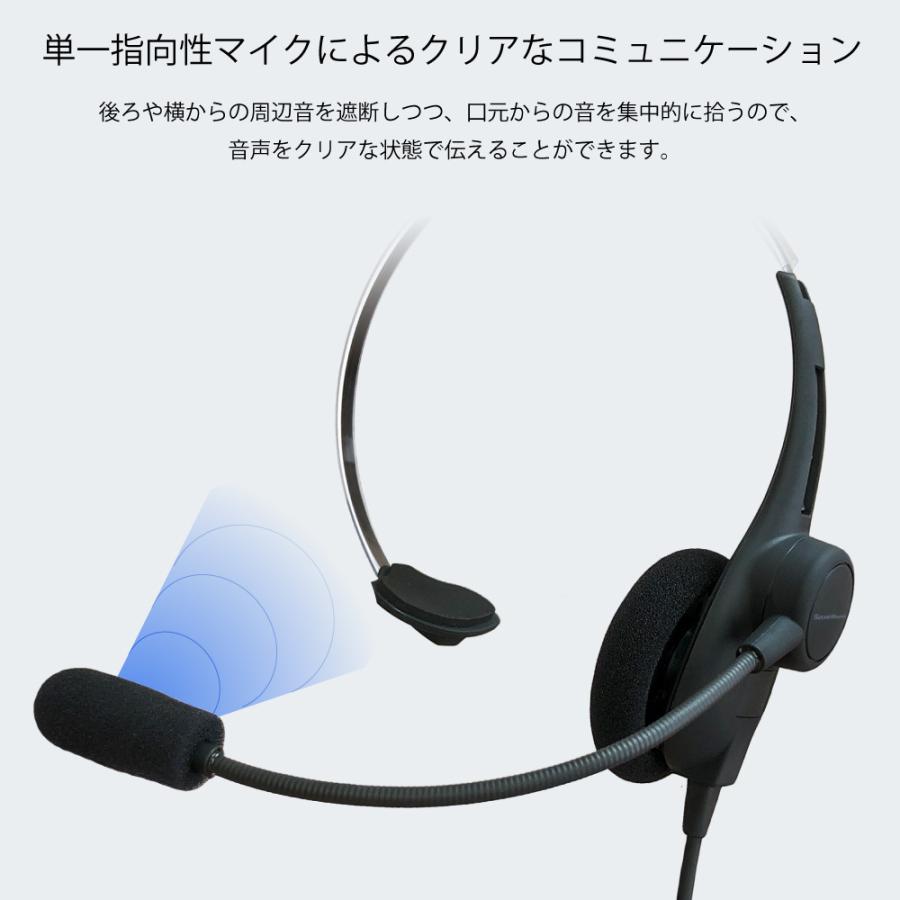 SOUNDWARRIOR SW-H1-USB | 軽量 片耳タイプ ヘッドセット 単一
