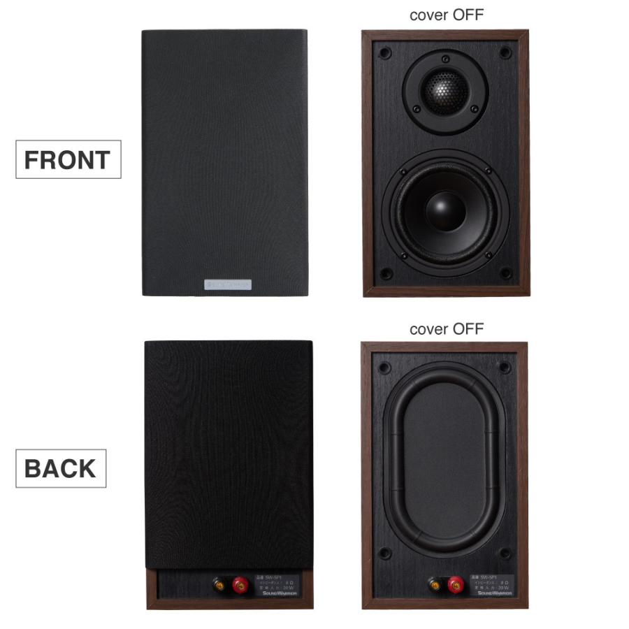 SOUND WARRIOR SW-SP1 パッシブラジエーター型スピーカー shiroshita_sw-sp1