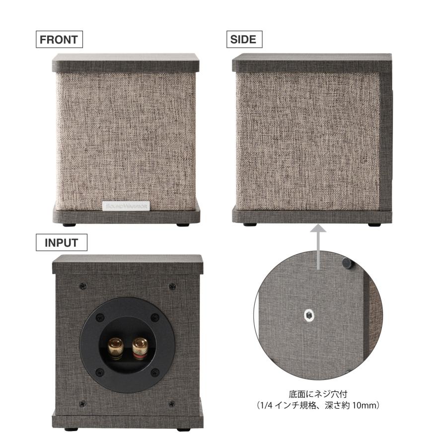 SOUNDWARRIOR スピーカー 小型 有線 PC 日本設計 コンパクト 高音質