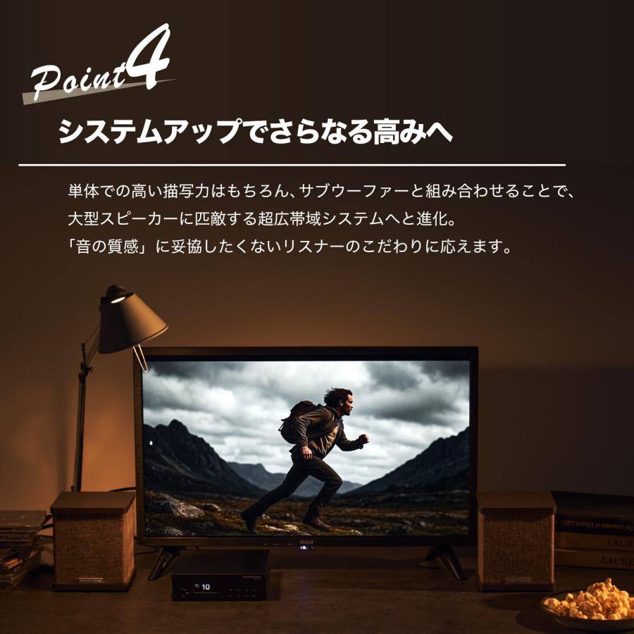 スピーカー 小型 有線 PC 日本設計 コンパクト 高音質 パッシブスピーカー リボンツイーター 同軸2Way キューブ型 2台1組 8Ω 国内ブランド SW-SP3-SD 爆買 | SOUNDWARRIOR | 07
