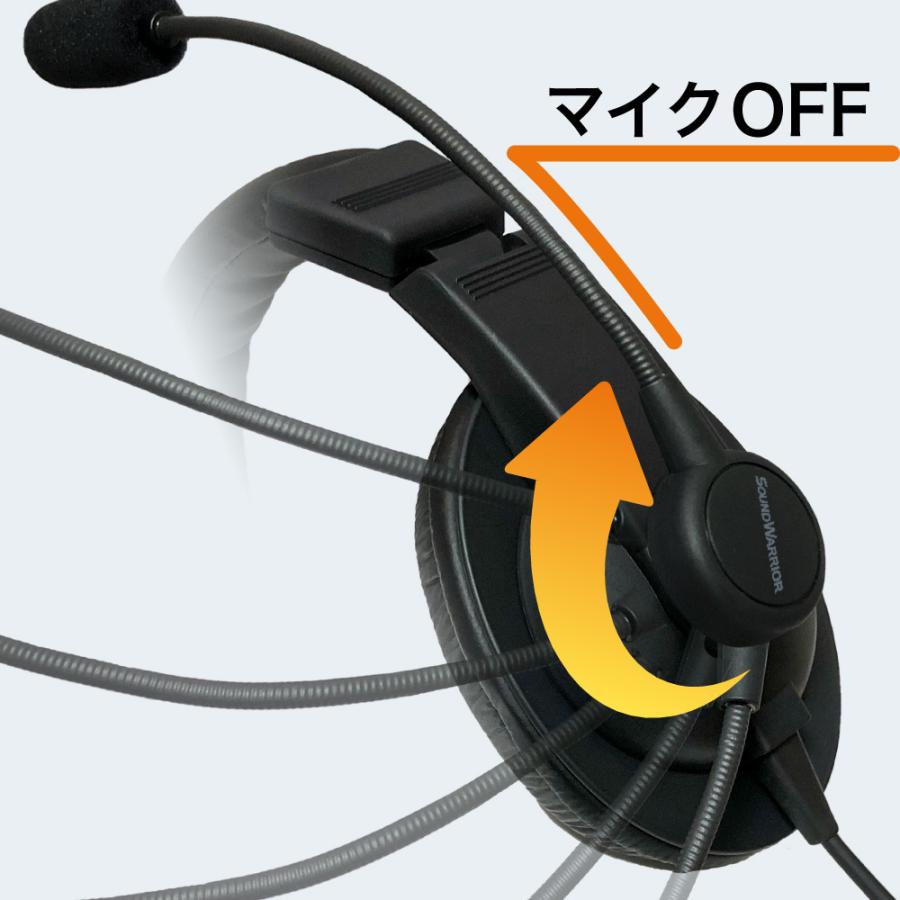SOUNDWARRIOR SW-TR1 ヘッドセット 有線 ヘッドホン web会議 zoom 会議
