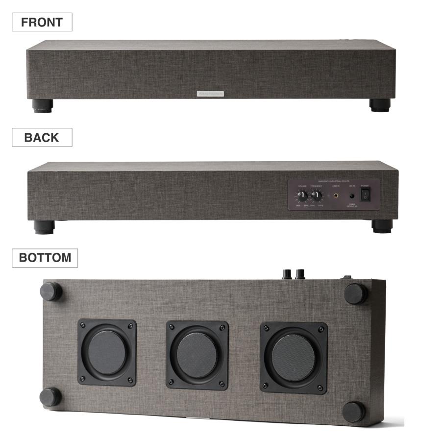 SOUNDWARRIOR サブウーファー 薄型 有線 小型 PC 日本設計 コンパクト
