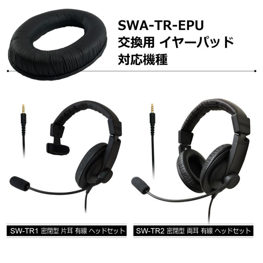 SWA-TR-EPL SW-TR1対応 交換用イヤーパッド 1個 SOUND WARRIOR サウンドウォーリアヘッドセット | SOUNDWARRIOR | 04
