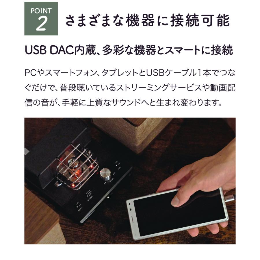 SOUNDWARRIOR 真空管アンプ プリメインアンプ USB DAC ハイブリッド