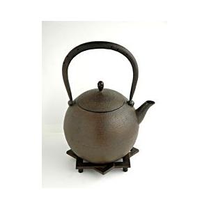 最新入荷 南部鉄器 鈴木盛久工房 日の丸形鉄瓶 中 化粧箱入り