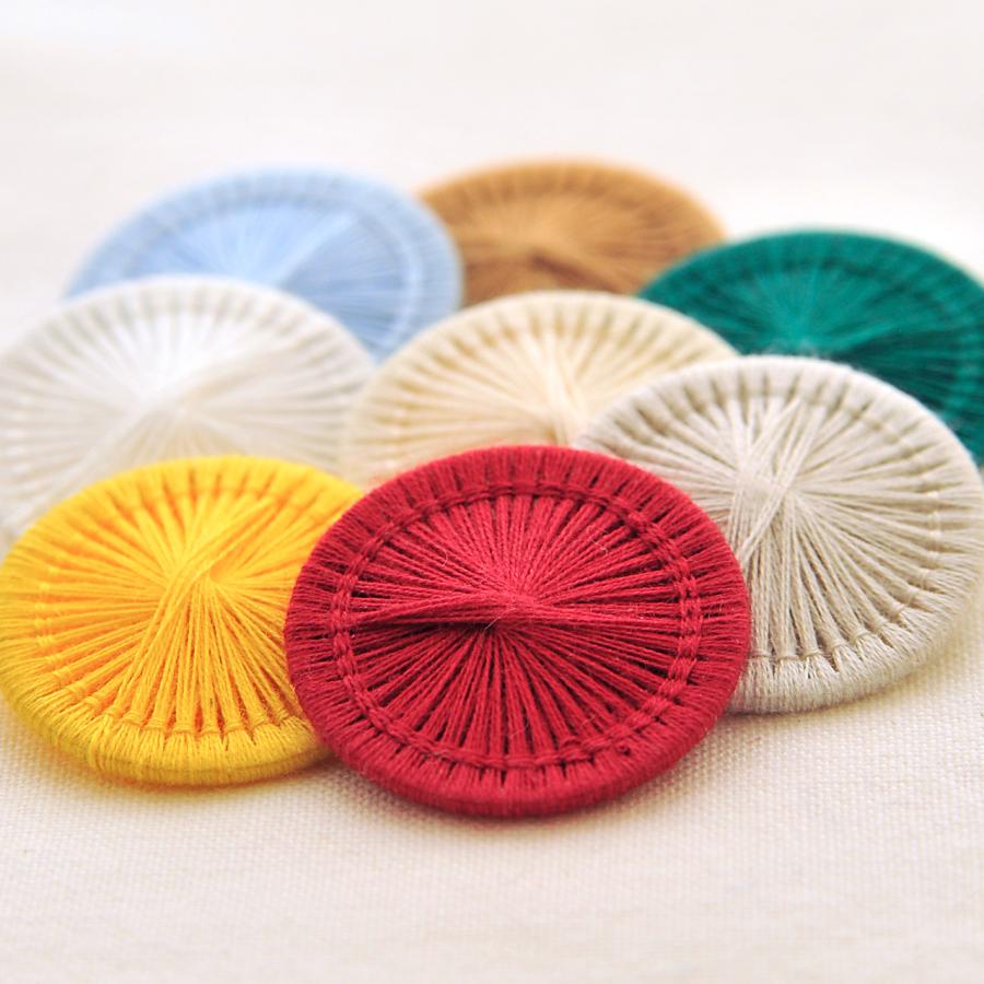 チェコの糸ボタン 26mm 8色 : しろつめ - 通販 - Yahoo!ショッピング