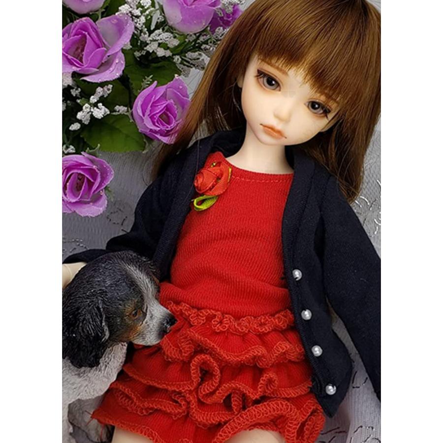 BJD ドール( 本体+ウィッグ+顔メイク+アイ+衣装セット+靴 BJD ドール( 本体+ウィッグ+顔メイク+アイ+衣装セット+靴