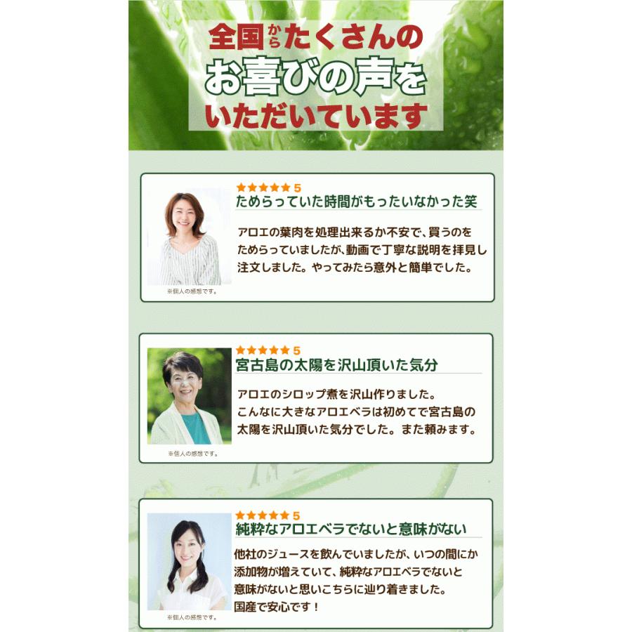アロエベラ 食用 生葉 4〜4.5kg 沖縄・宮古島産｜有機JAS オーガニック 国産アロエ |  | 13