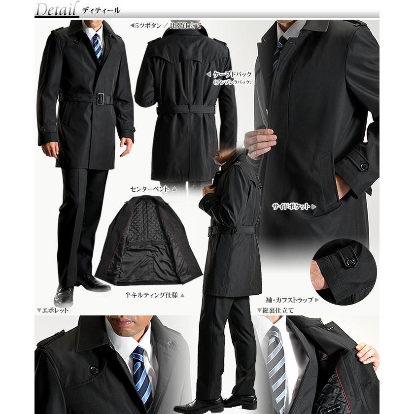 スーツスタイルMARUTOMI シングルトレンチコート メンズ スプリング