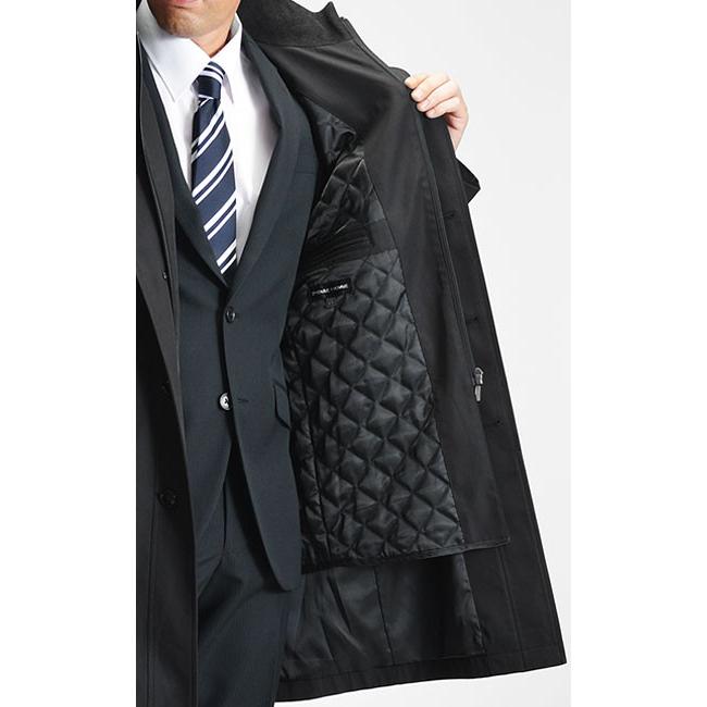 スーツスタイルMARUTOMI 【S・3Lサイズ限定】 スタンドカラーコート