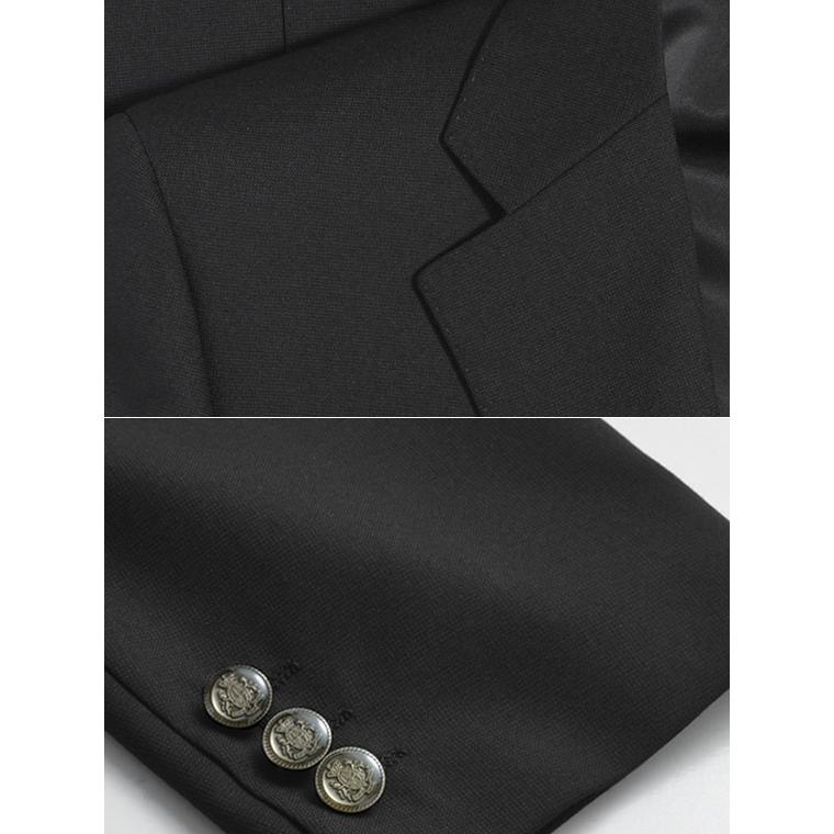 スーツスタイルMARUTOMI 【ブラック限定】 ブレザー メンズ 黒